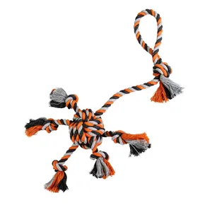 Preťahovadlo OCTOPUS HipHop s 5 ramenami 51 cm / 180 g šedá, tm.šedá, oranžová